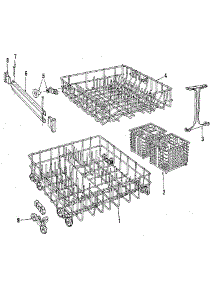Rack Details parts for Kenmore Dishwasher 587.1517586 (5871517586, 587 1517586) from AppliancePartsPros.com