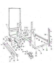 Frame Details parts for Kenmore Dishwasher 587.1517586 (5871517586, 587 1517586) from AppliancePartsPros.com