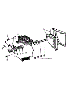 Detergent Cup Details parts for Kenmore Dishwasher 587.151800 (587151800, 587 151800) from AppliancePartsPros.com