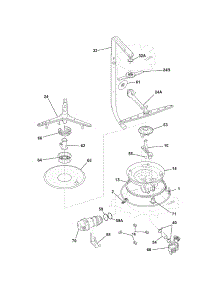 Motor & Pump parts for Kenmore Dishwasher 587.15202801 (58715202801, 587 15202801) from AppliancePartsPros.com