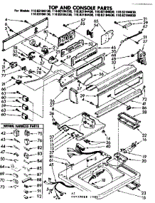 Top And Console Parts parts for Kenmore Washer 110.83194230 (11083194230, 110 83194230) from AppliancePartsPros.com