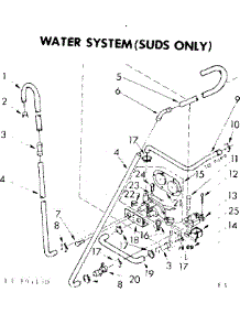 Water System Suds Only parts for Kenmore Washer 110.83194250 (11083194250, 110 83194250) from AppliancePartsPros.com