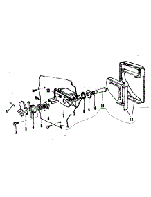 Detergent Cup Details parts for Kenmore Dishwasher 587.153302 (587153302, 587 153302) from AppliancePartsPros.com