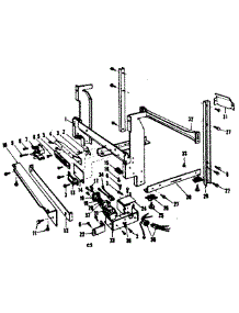 Frame Details parts for Kenmore Dishwasher 587.153302 (587153302, 587 153302) from AppliancePartsPros.com