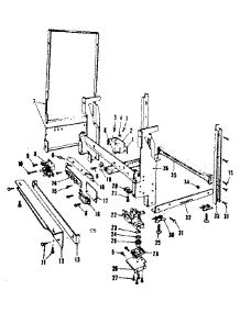 Frame Details parts for Kenmore Dishwasher 587.153303 (587153303, 587 153303) from AppliancePartsPros.com