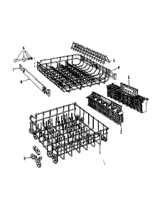 Rack Details parts for Kenmore Dishwasher 587.1536580 (5871536580, 587 1536580) from AppliancePartsPros.com