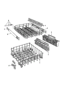 Rack Details parts for Kenmore Dishwasher 587.1536581 (5871536581, 587 1536581) from AppliancePartsPros.com