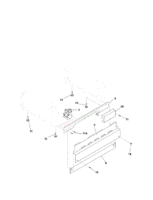 Frame parts for Kenmore Dishwasher 587.15369100A (58715369100A, 587 15369100A) from AppliancePartsPros.com