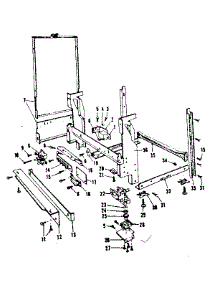 Frame Details parts for Kenmore Dishwasher 587.703203 (587703203, 587 703203) from AppliancePartsPros.com