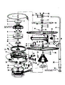 Motor, Heater, And Spray Arm Details parts for Kenmore Dishwasher 587.703203 (587703203, 587 703203) from AppliancePartsPros.com