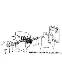 Detergent Cup Details parts for Kenmore Dishwasher 587.703402 (587703402, 587 703402) from AppliancePartsPros.com