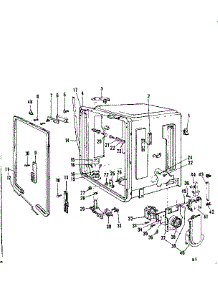 Tub Parts parts for Kenmore Dishwasher 587.703402 (587703402, 587 703402) from AppliancePartsPros.com