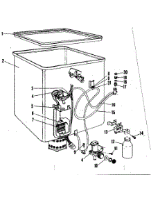 Tub parts for Kenmore Dishwasher 587.71010 (58771010, 587 71010) from AppliancePartsPros.com