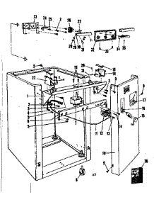 Frame parts for Kenmore Dishwasher 587.71010 (58771010, 587 71010) from AppliancePartsPros.com