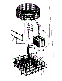 Rack Assemblies parts for Kenmore Dishwasher 587.71040 (58771040, 587 71040) from AppliancePartsPros.com