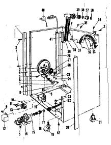 Frame Details parts for Kenmore Dishwasher 587.71110 (58771110, 587 71110) from AppliancePartsPros.com