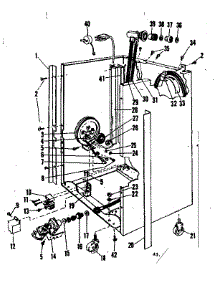 Frame Details parts for Kenmore Dishwasher 587.71111 (58771111, 587 71111) from AppliancePartsPros.com