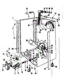 Frame Details parts for Kenmore Dishwasher 587.71130 (58771130, 587 71130) from AppliancePartsPros.com