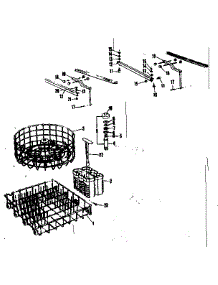 Rack Assemblies parts for Kenmore Dishwasher 587.71130 (58771130, 587 71130) from AppliancePartsPros.com