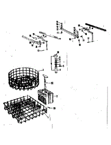 Rack Assemblies parts for Kenmore Dishwasher 587.71131 (58771131, 587 71131) from AppliancePartsPros.com