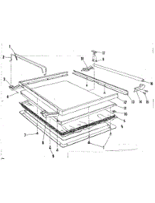 Lid Details parts for Kenmore Dishwasher 587.71160 (58771160, 587 71160) from AppliancePartsPros.com