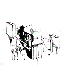 Detergent Cup Details parts for Kenmore Dishwasher 587.71210 (58771210, 587 71210) from AppliancePartsPros.com