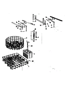 Rack Assemblies parts for Kenmore Dishwasher 587.71230 (58771230, 587 71230) from AppliancePartsPros.com