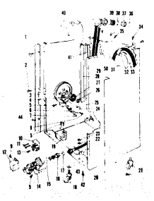 Frame Details parts for Kenmore Dishwasher 587.71330 (58771330, 587 71330) from AppliancePartsPros.com