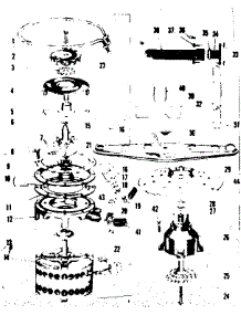 Motor, Heater, And Spray Arm Details parts for Kenmore Dishwasher 587.71340 (58771340, 587 71340) from AppliancePartsPros.com
