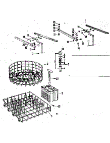 Rack Assemblies parts for Kenmore Dishwasher 587.71361 (58771361, 587 71361) from AppliancePartsPros.com