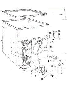 Tub Details parts for Kenmore Dishwasher 587.71430 (58771430, 587 71430) from AppliancePartsPros.com