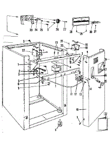 Frame Details parts for Kenmore Dishwasher 587.71430 (58771430, 587 71430) from AppliancePartsPros.com