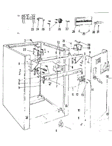 Frame Details parts for Kenmore Dishwasher 587.71431 (58771431, 587 71431) from AppliancePartsPros.com