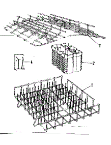 Rack Assemblies parts for Kenmore Dishwasher 587.71431 (58771431, 587 71431) from AppliancePartsPros.com
