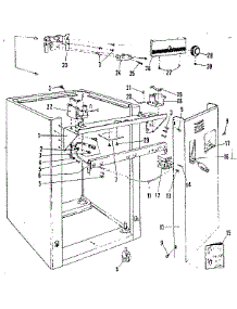Frame Details parts for Kenmore Dishwasher 587.71440 (58771440, 587 71440) from AppliancePartsPros.com