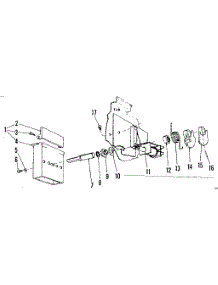 Detergent Cup Details parts for Kenmore Dishwasher 587.71440 (58771440, 587 71440) from AppliancePartsPros.com