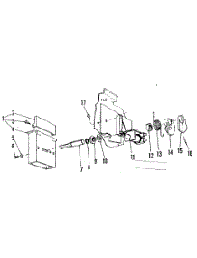 Detergent Cup Details parts for Kenmore Dishwasher 587.71441 (58771441, 587 71441) from AppliancePartsPros.com