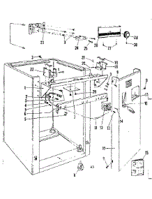 Frame Details parts for Kenmore Dishwasher 587.71441 (58771441, 587 71441) from AppliancePartsPros.com