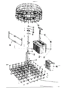 Rack Assemblies parts for Kenmore Dishwasher 587.71460 (58771460, 587 71460) from AppliancePartsPros.com