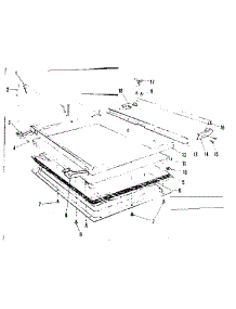 Lid Details parts for Kenmore Dishwasher 587.71460 (58771460, 587 71460) from AppliancePartsPros.com