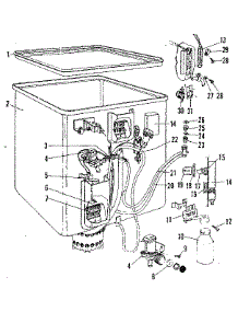 Tub Details parts for Kenmore Dishwasher 587.71460 (58771460, 587 71460) from AppliancePartsPros.com
