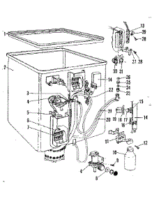 Tub Details parts for Kenmore Dishwasher 587.71461 (58771461, 587 71461) from AppliancePartsPros.com