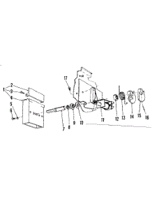 Detergent Cup Details parts for Kenmore Dishwasher 587.71461 (58771461, 587 71461) from AppliancePartsPros.com