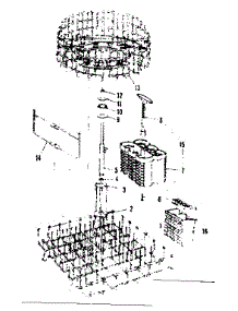 Rack Assemblies parts for Kenmore Dishwasher 587.71461 (58771461, 587 71461) from AppliancePartsPros.com