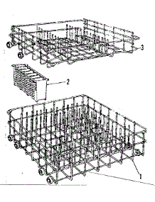 Rack Details parts for Kenmore Dishwasher 587.71490 (58771490, 587 71490) from AppliancePartsPros.com