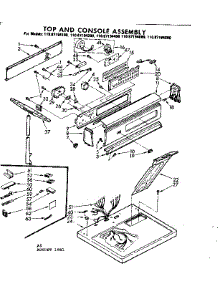 Top And Console Parts parts for Sears Dryer 11087194200 from AppliancePartsPros.com