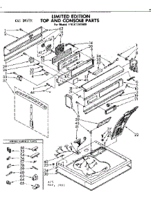 Limited Edition / Top And Console Parts parts for Sears Dryer 11087294500 from AppliancePartsPros.com