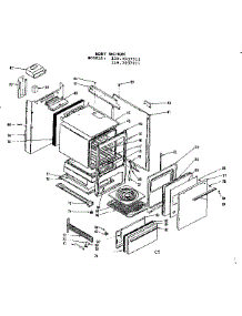 Body Section parts for Kenmore Range 119.7037910 (1197037910, 119 7037910) from AppliancePartsPros.com