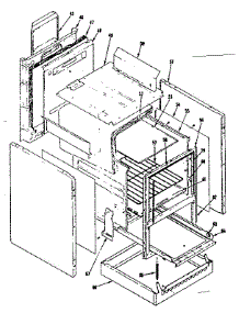 Body Section parts for Kenmore Range 119.7047100 (1197047100, 119 7047100) from AppliancePartsPros.com