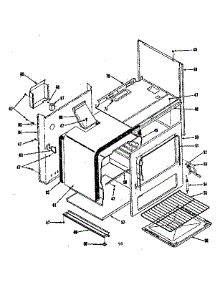 Body parts for Kenmore Range 119.7048410 (1197048410, 119 7048410) from AppliancePartsPros.com